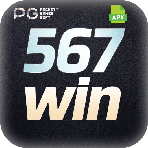 Imagem promovendo download do APK oficial 567win para Android